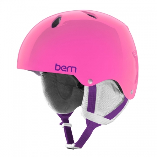 Snowboardová helma Bern Diablo translucent pink - AKCE1