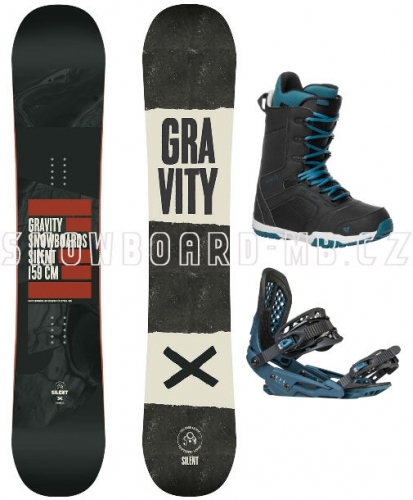 Snowboard komplet Gravity Silent - VÝPRODEJ1