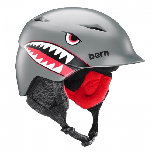 Chlapecká helma Bern Camino satin grey flying tiger1