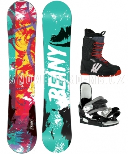 Snowboard komplet Beany Action (boty 39, 40, 41, 42)1
