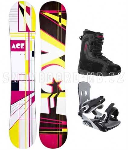Dámský snowboardový set Ace Oddity S3 s černými botami1