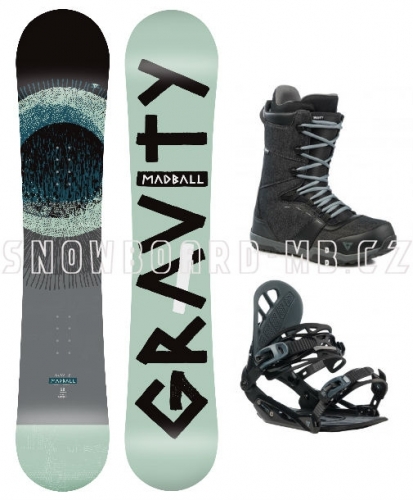 Snowboard komplet Gravity Madball 2019/201