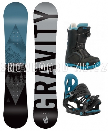 Dětský snowboard komplet Gravity Flash s botami s kolečkem1