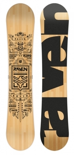 Pánský snowboard Raven Solid dřevěný design1