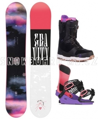 Dámský snowboard komplet Gravity Sublime 2022/231