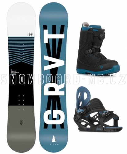 Dětský chlapecký snowboard komplet Gravity Flash 2022/23 boty s kolečkem Atop1