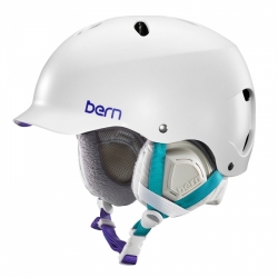 Snowboardová helma Bern Lenox Satin white