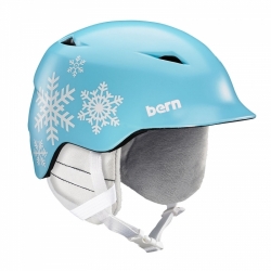 Dětská helma Bern Camino satin light blue snowflake 2019/2020