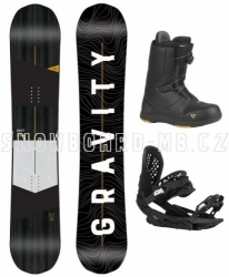 Pánský snowboard komplet Gravity Symbol (rychloutahovací boty)