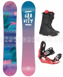Dámský snowboardový komplet Gravity Voayer (boty s kolečkem)