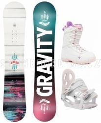 Dětský dívčí snowboardový komplet Gravity Fairy 2021/22
