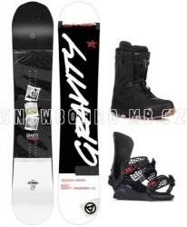 Pánský snowboard komplet Gravity Symbol 2022/23 rychlostahovací boty