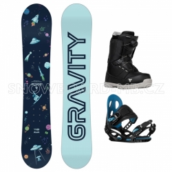 Dětský snowboardový komplet Gravity Pluto s botami s kolečkem