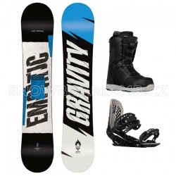 Junior snowboardový komplet Gravity Empatic Jr s většími botami s kolečkem