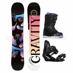 Dámský snowboardový komplet Gravity Thunder s botami s kolečkem