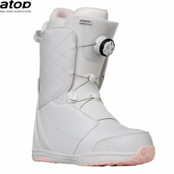 Dámský bílý snowboardový komplet Gravity Voayer s botami s kolečkem-2
