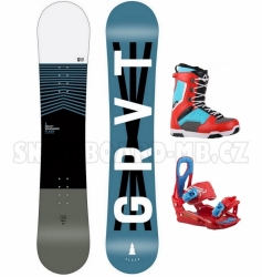 Dětský snowboardový komplet Gravity Flash s botami a vázáním